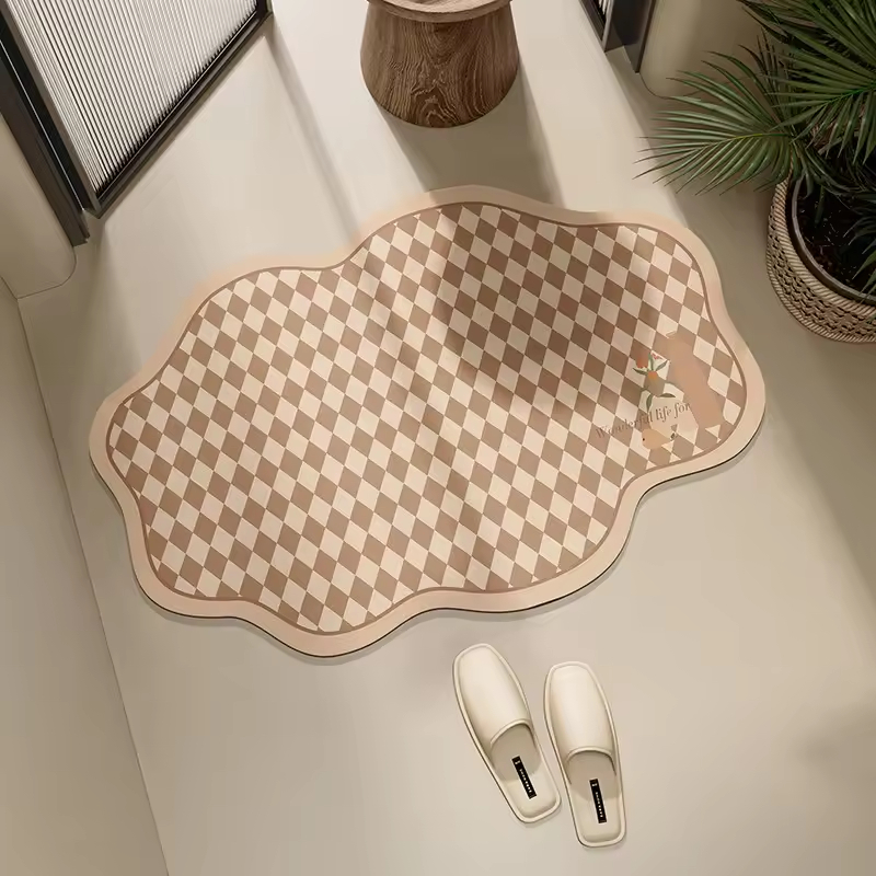 Zara Home Bathroom Mat - Alfombra de baño de ducha antideslizante,