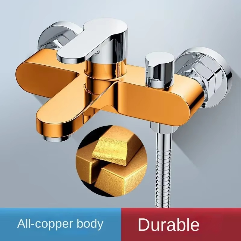 Home Bathroom Faucets - Grifo de ducha Triple para baño,