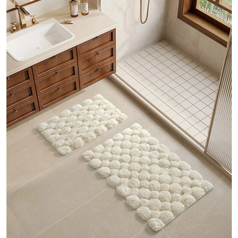 Zara Home Bathroom Mat - Juego de alfombras de baño de