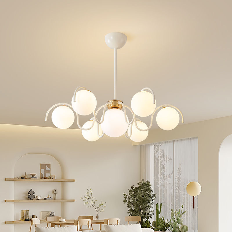 Home Bathroom Lighting Design - Lámpara de Techo LED Estilo Crema,