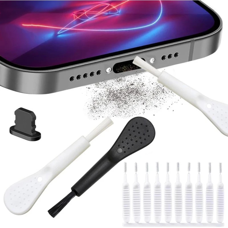 Home Bathroom Cleaning Kit - Puerto de carga de teléfono móvil,