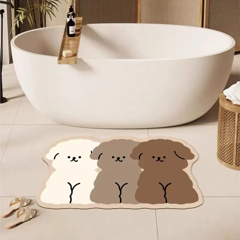 Zara Home Bathroom Mat - Alfombra de baño con forma de