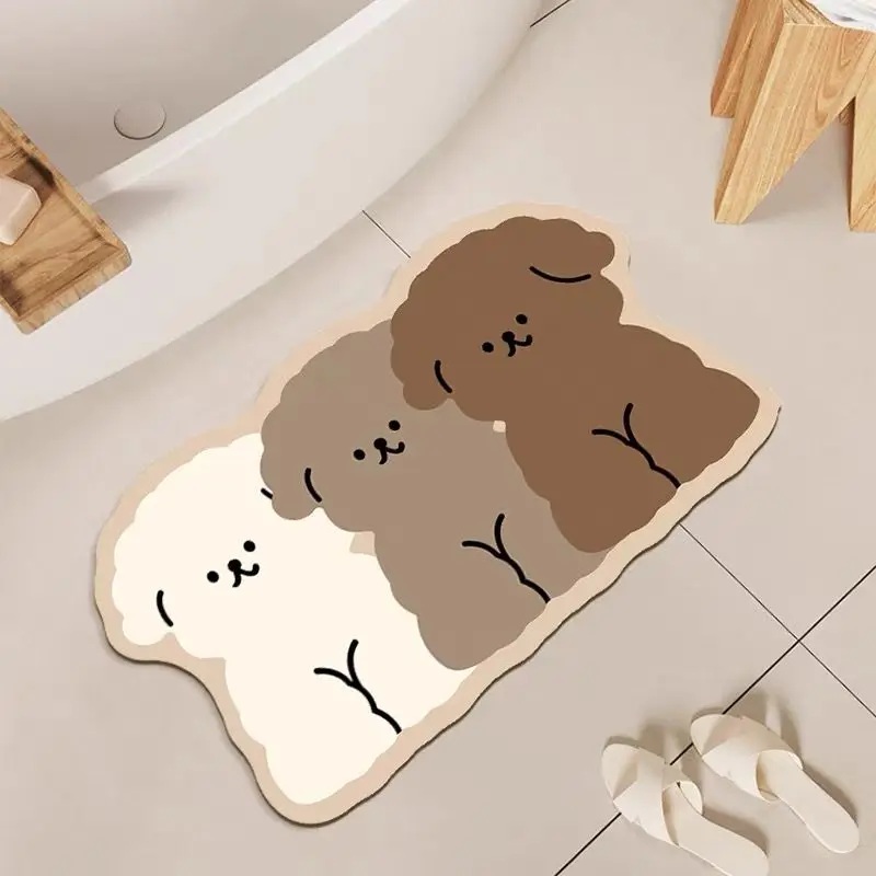 Zara Home Bathroom Mat - Alfombra de baño con forma de