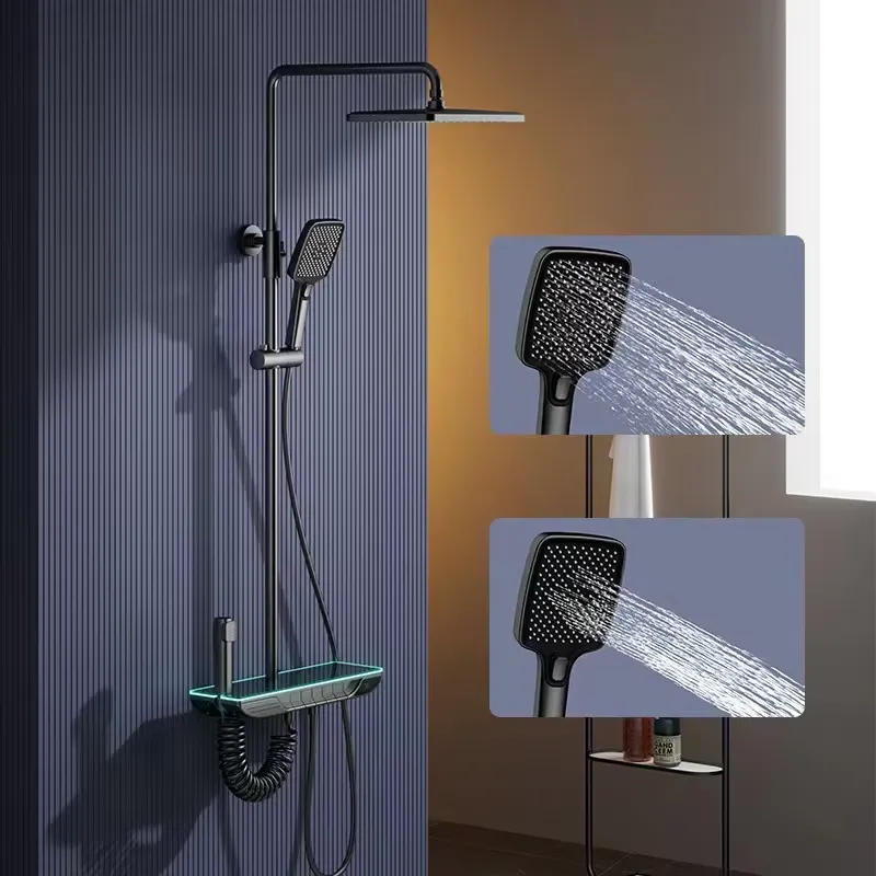 Home In Bathroom - Juego de ducha termostático digital inteligente