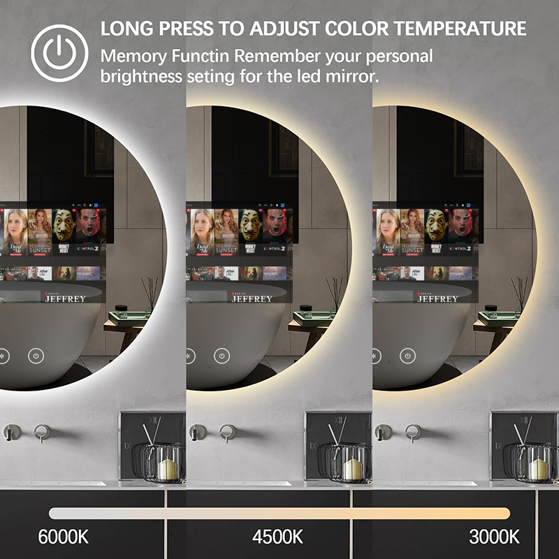 Espejo Mágico Inteligente con  - Home Bathroom Lighting Design reseña y precio
