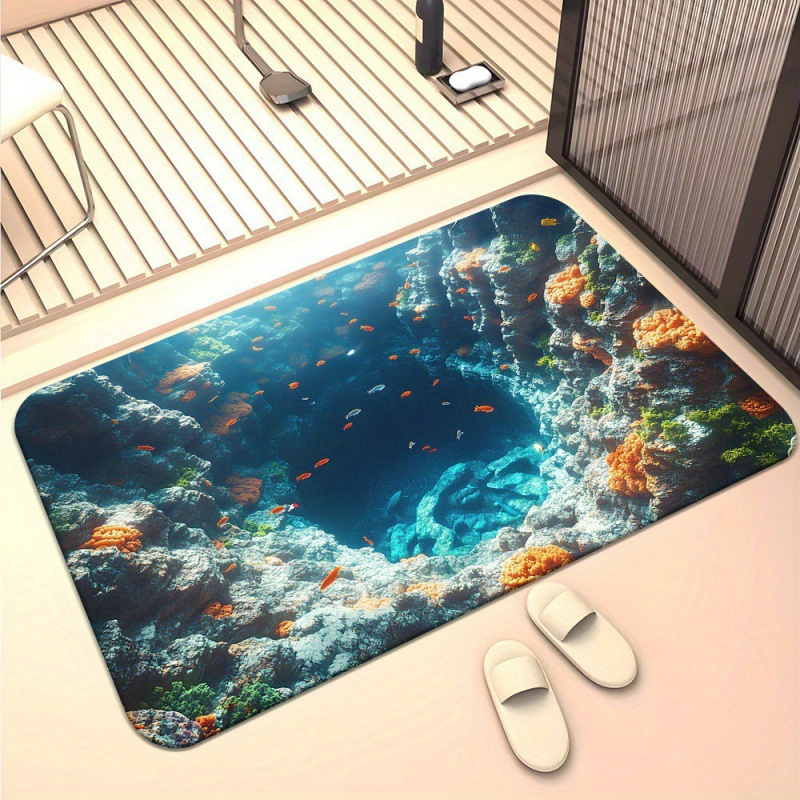 VIKAMA Alfombra de baño con vi - Zara Home Bathroom Mat reseña y precio