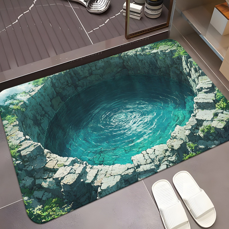 VIKAMA Alfombra de baño con vi - Zara Home Bathroom Mat reseña y precio