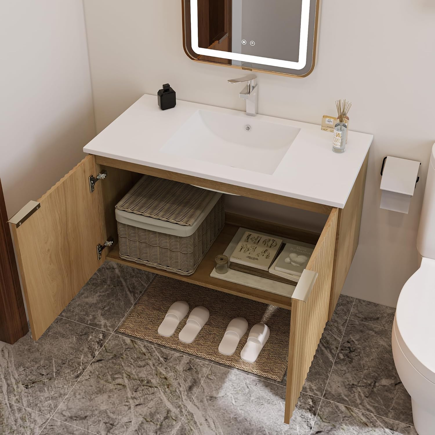 Mueble de Baño Flotante Modern - Home In Bathroom reseña y precio