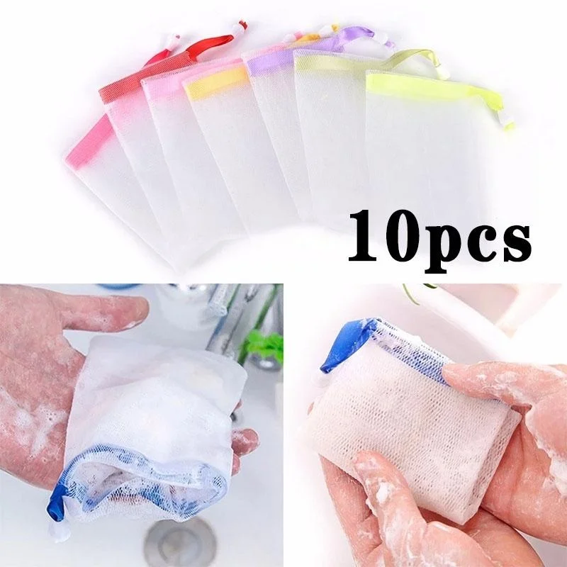 10 unids/set bolsa de malla de - Home Bathroom Cleaning Kit reseña y precio