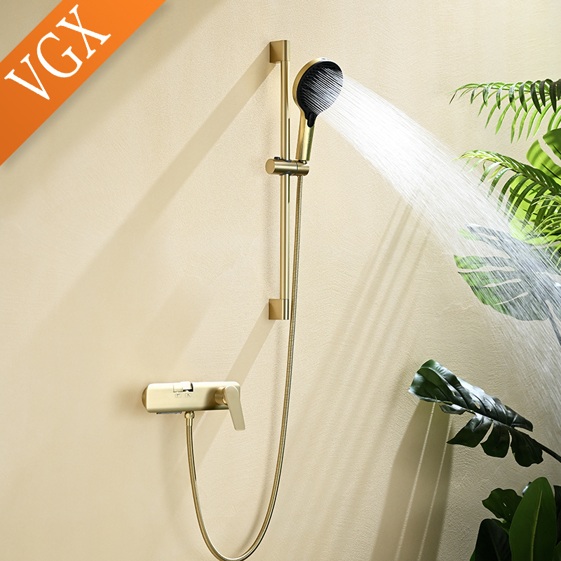 Juego de ducha simple VGX con  - Home Bathroom Faucets reseña y precio