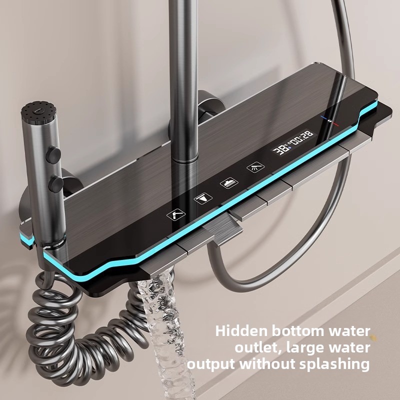 Juego de ducha digital con pre - Home In Bathroom reseña y precio