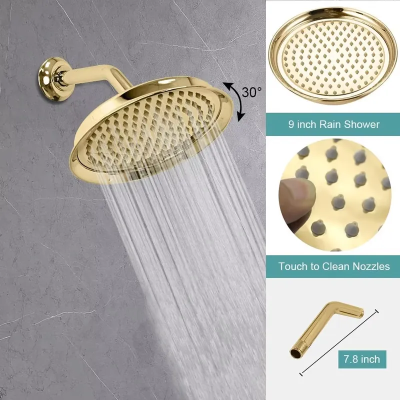 Juego de grifería de ducha ant - Shower Head Rain reseña y precio
