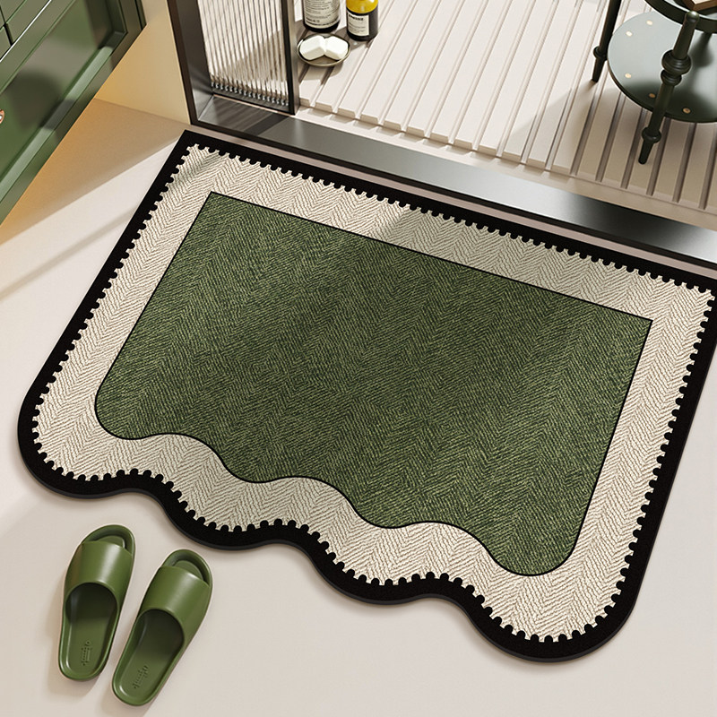 VIKAMA-alfombrilla de baño ant - Zara Home Bathroom Mat reseña y precio