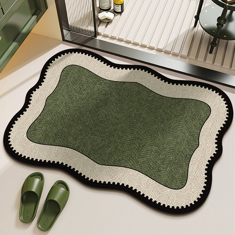 VIKAMA-alfombrilla de baño ant - Zara Home Bathroom Mat reseña y precio