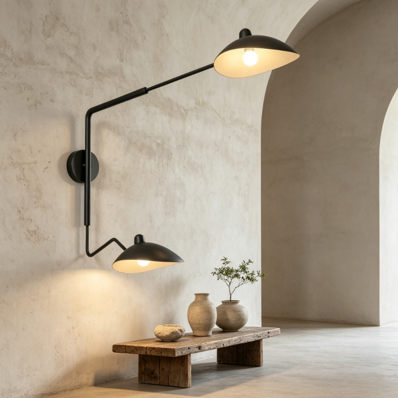Lámparas de Pared LED Negras M - Home Bathroom Lighting Design reseña y precio