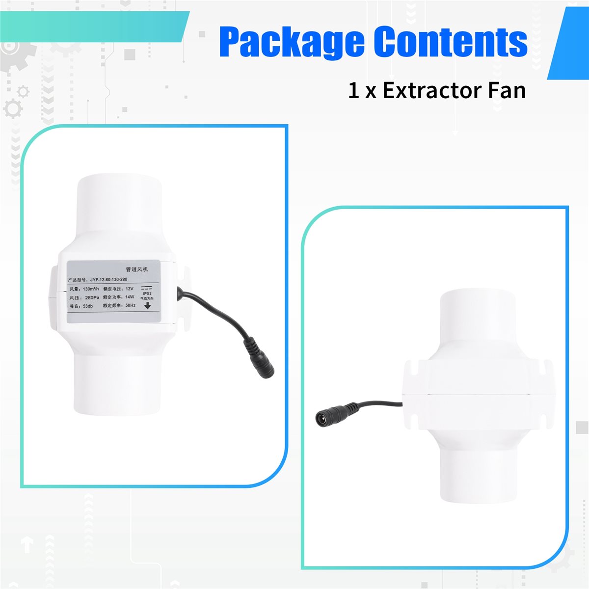 Ventilador Extractor DT81 de 6 - Home Bathroom Extractor Fan reseña y precio