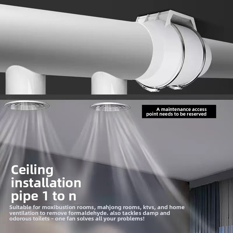 Extractor de Aire Potente de 8 - Home Bathroom Extractor Fan reseña y precio