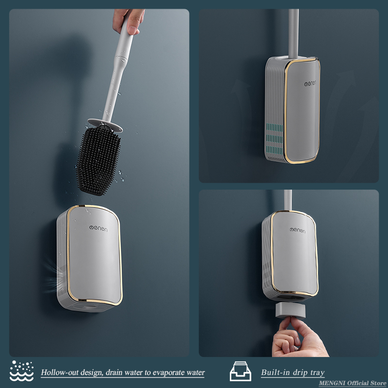 MENGNI-escobilla de baño de lu - Home Bathroom Cleaning Kit reseña y precio