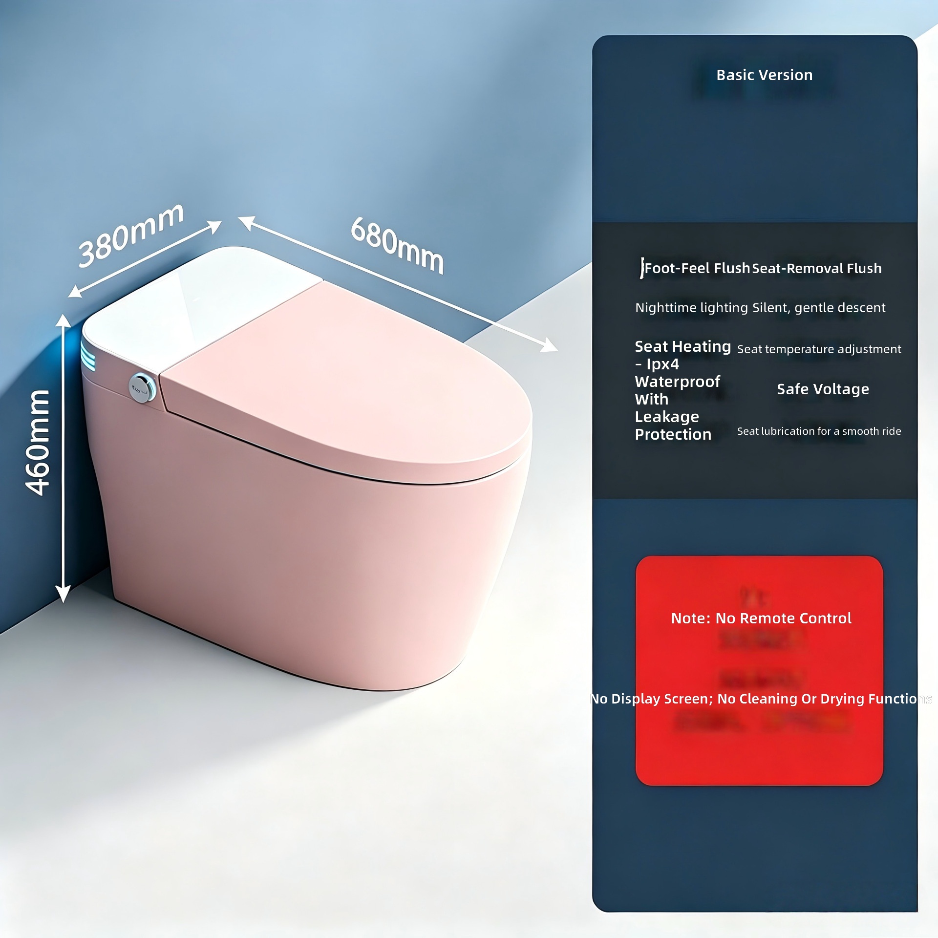 Inodoro Inteligente, Color Ros - Home In Bathroom reseña y precio