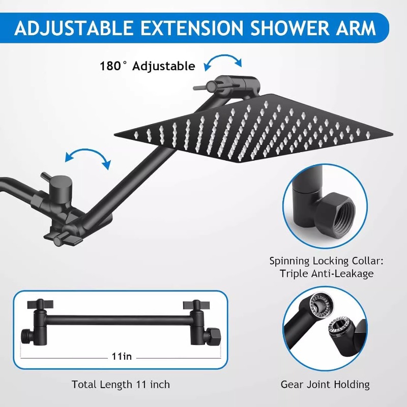 Combo de Cabezal de Ducha de L - Shower Head Rain reseña y precio