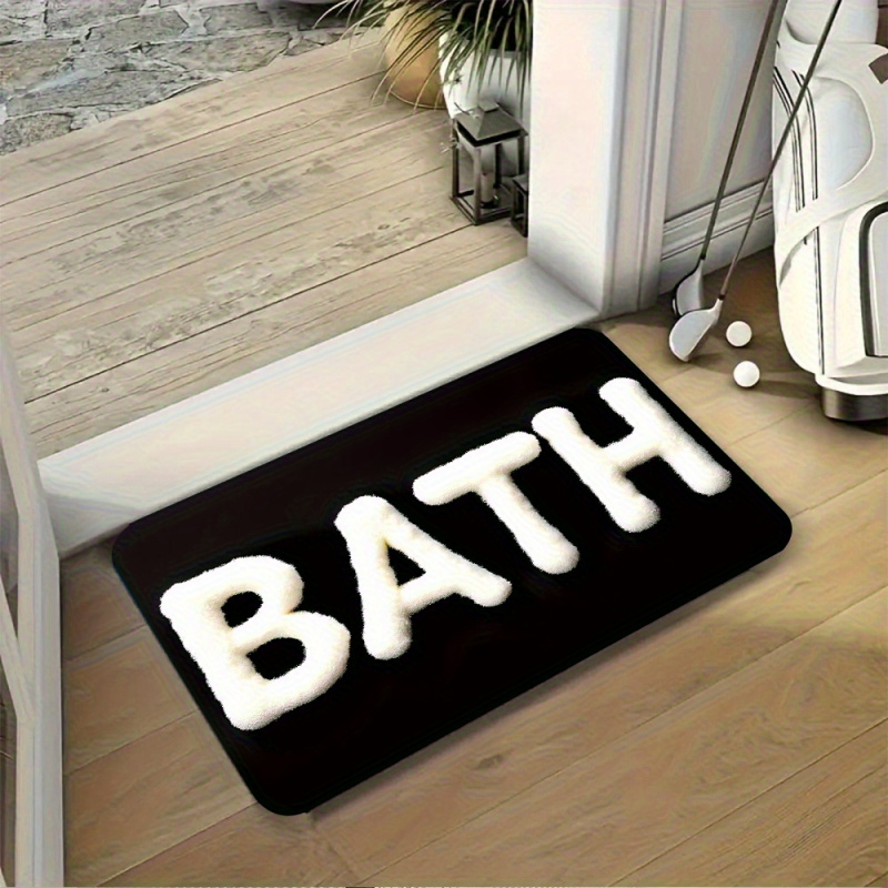 VIKAMA Alfombra minimalista de - Zara Home Bathroom Mat reseña y precio