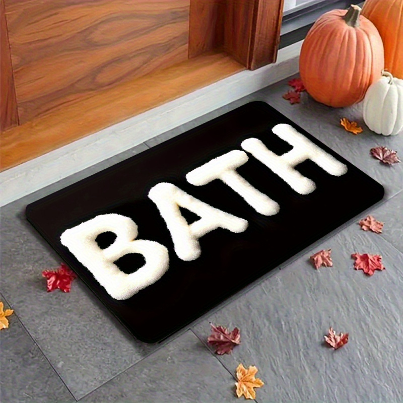 VIKAMA Alfombra minimalista de - Zara Home Bathroom Mat reseña y precio