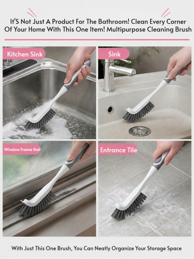 Juego de cepillos de limpieza  - Home Bathroom Cleaning Kit reseña y precio